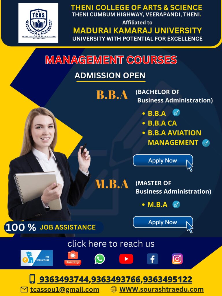 Department of Management - Theni College of Arts and Science